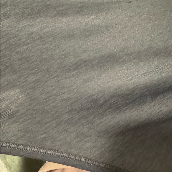 Lululemon Gray Criss Cross Tank Top and built in Beige Sports Bra Size 6 - Picture 12 of 12